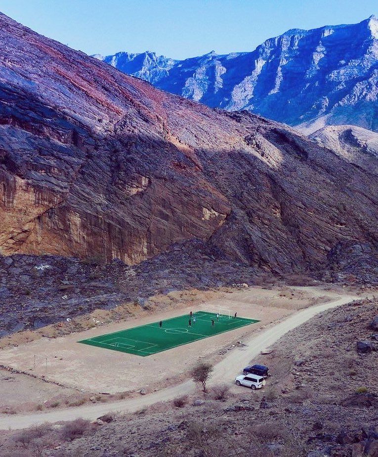 oman soccer pitch