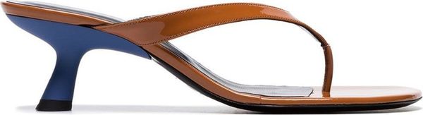 Simon Miller Beep Patent-Leather Sandals