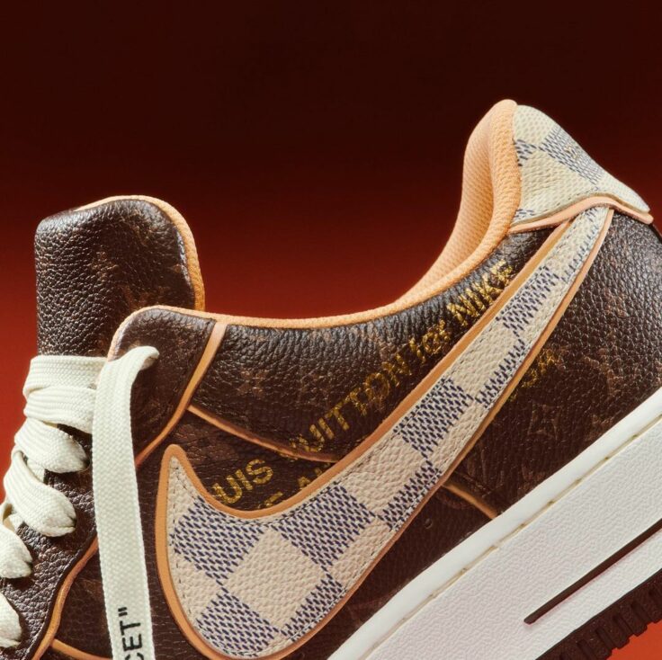 Nike x Louis Vuitton x Virgil Abloh Air Forces Sell At Sotheby's Auction  For $350,000