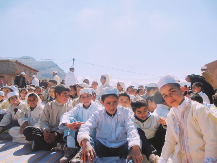 A group of Moroccan kids