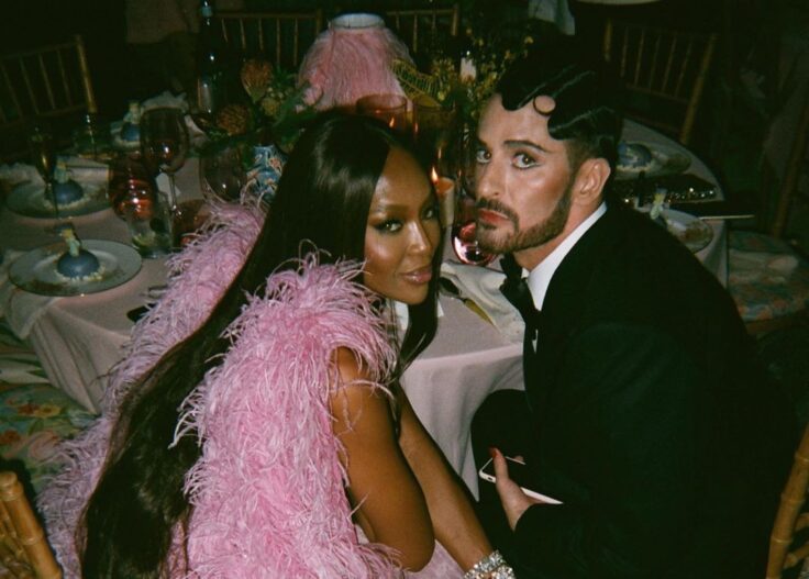 Marc Jacobs and Naomi Campbell at the MET gala
