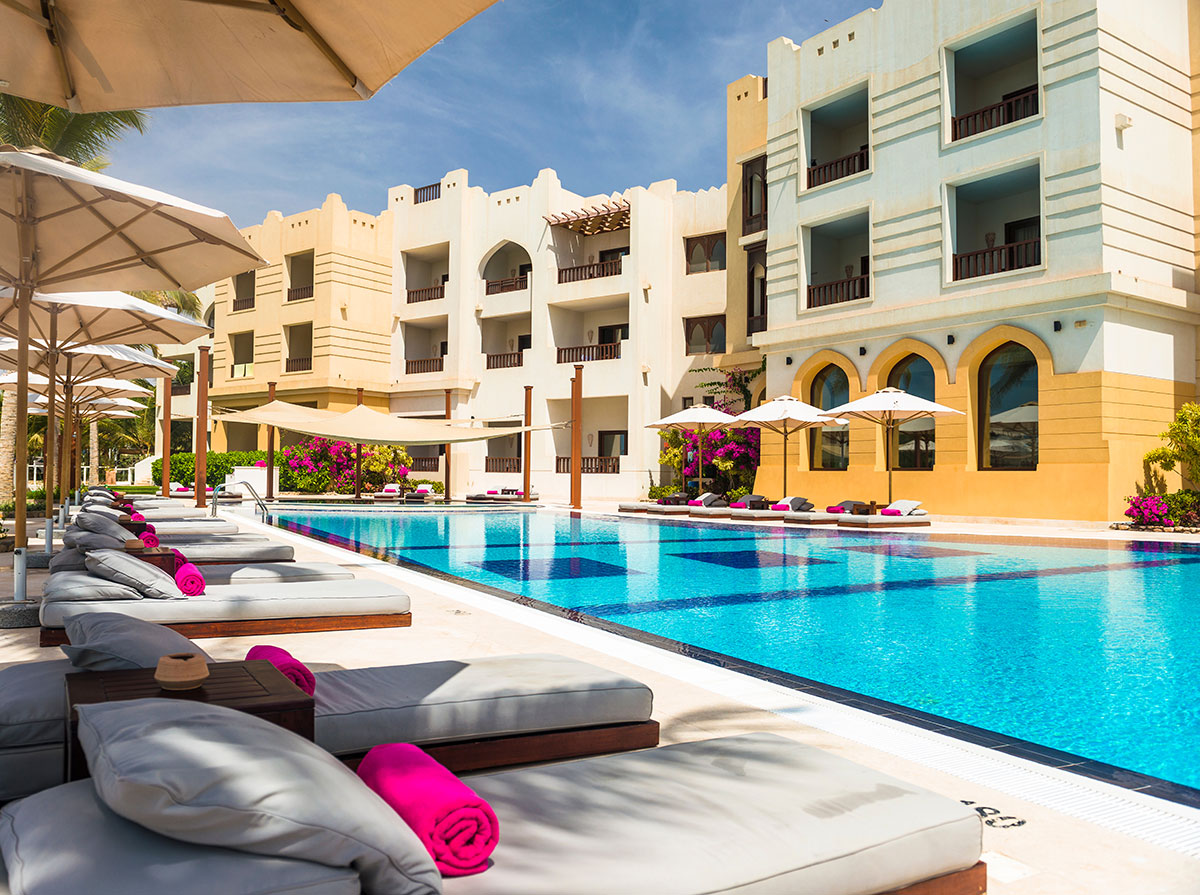 Juweira Boutique Hotel pool in Dhofar