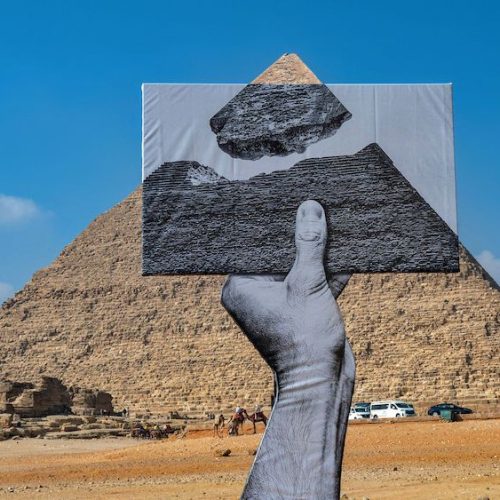 JR, “Greetings from Giza”, 2021