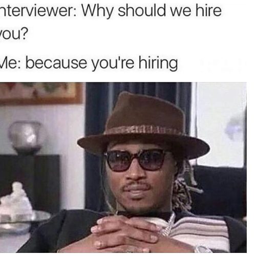 job interview meme