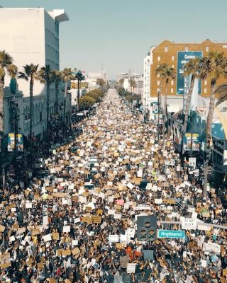 BLM protest in LA