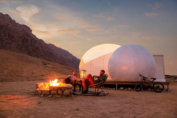 Jebel Hafit Desert Park bubble tents