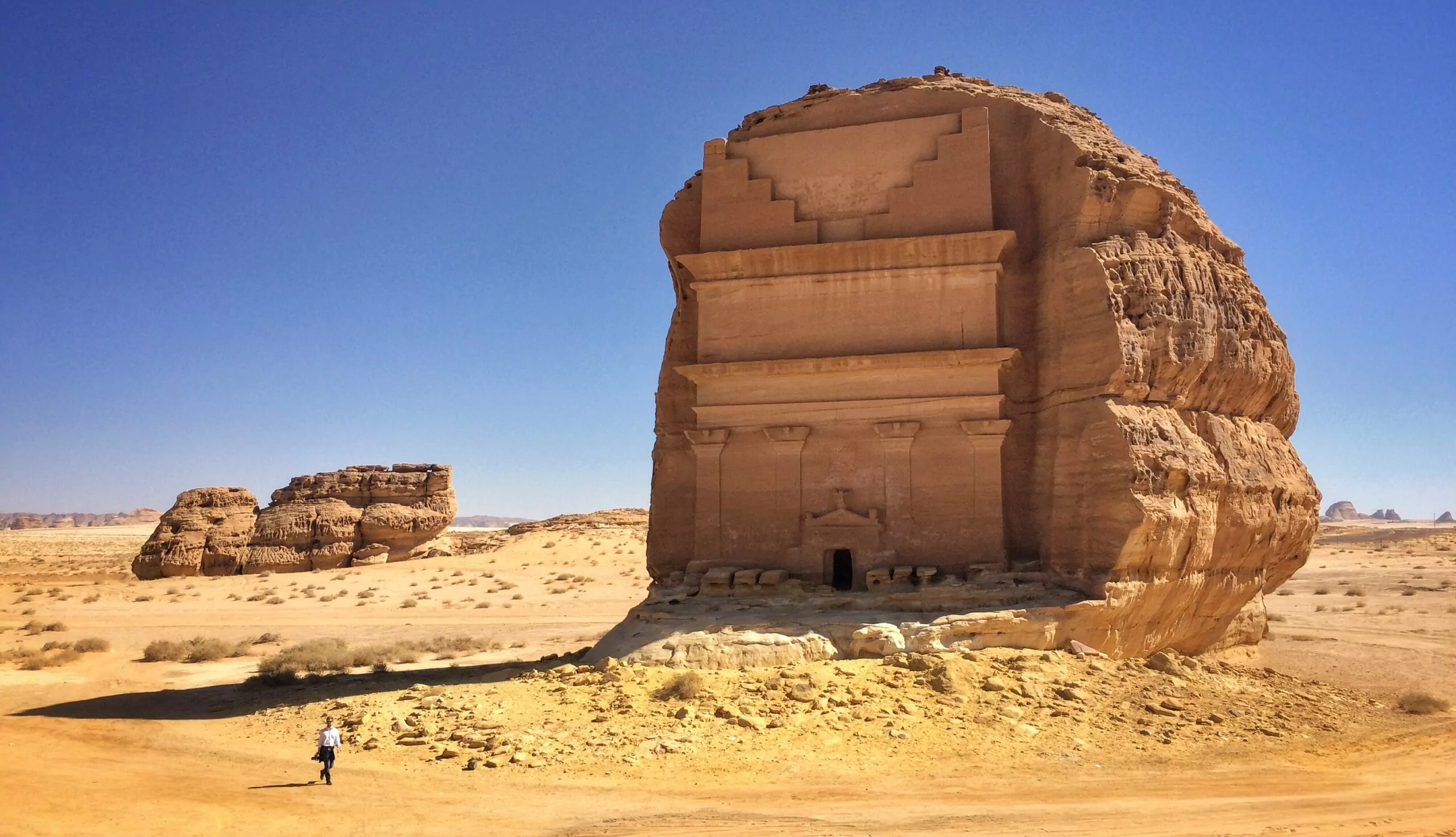Madain Saleh archaeological site in Saudi Arabia