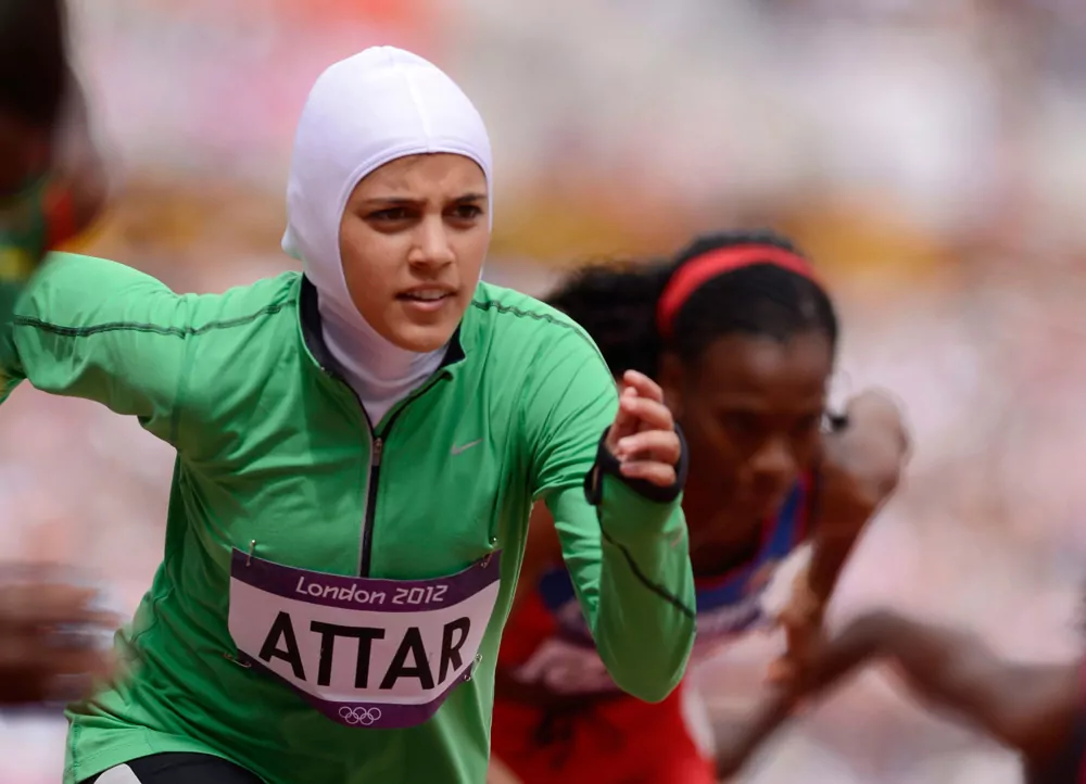 arab female athletes Sarah Attar